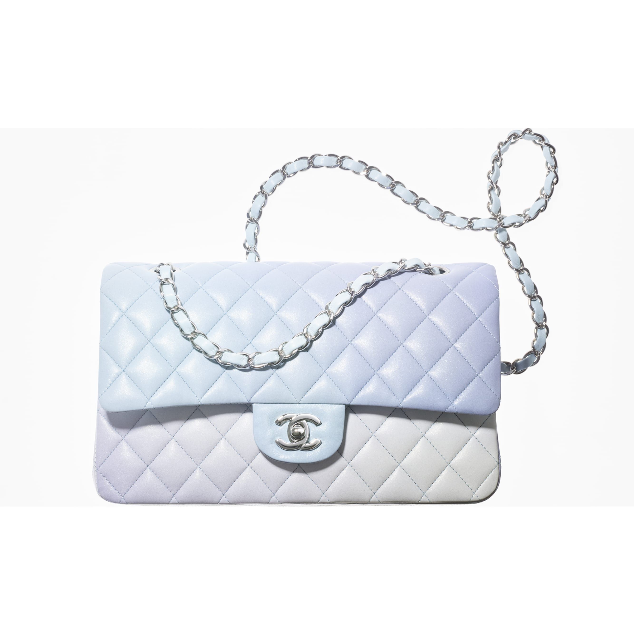 Perforated Lambskin & Silver-Tone Metal | Chanel, Inc. (US)