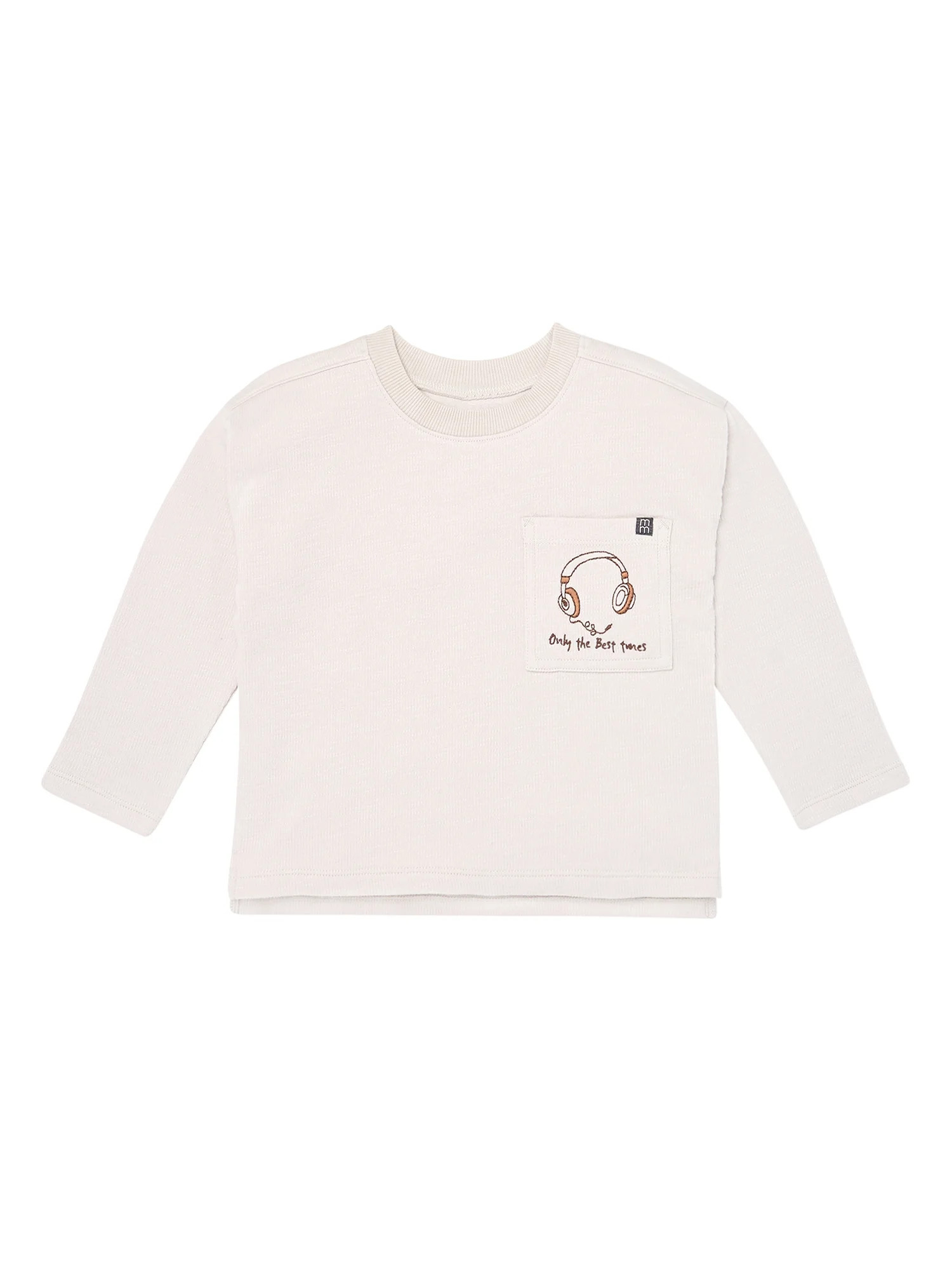 Modern Moments by Gerber Toddler Boy Organic Drop Shoulder Tee With Oversized Pocket, Sizes 12 Mo... | Walmart (US)