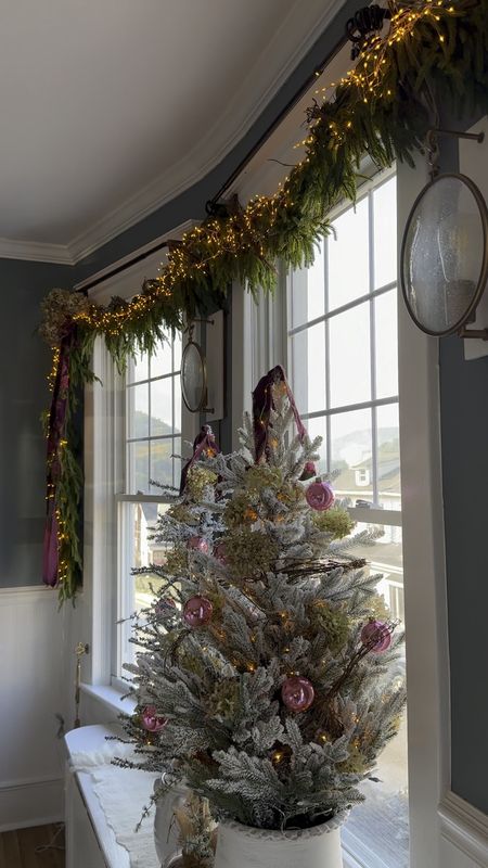 The prettiest Real Touch Garlands which will sell out, and these table top trees are so versatile and you can tuck them anywhere. 
.
#christmasgarland #realtouchgarland #garland 

#LTKSeasonal #LTKhome #LTKHoliday