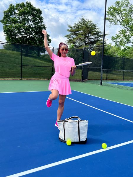 Pickleball or Tennis looks are so cute. I’m wearing this separate tee and skirt from Target, in a XS. 

#LTKActive #LTKFitness