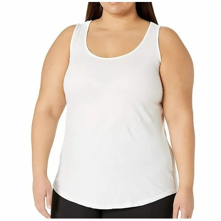 White Undershirt For Women Polyester Tank Top Women Loose Fit Tank Tops For Women Women s Plus Size Shirttail Tank Solid Sleeveless Top For Women Summer Wear | Walmart (US)
