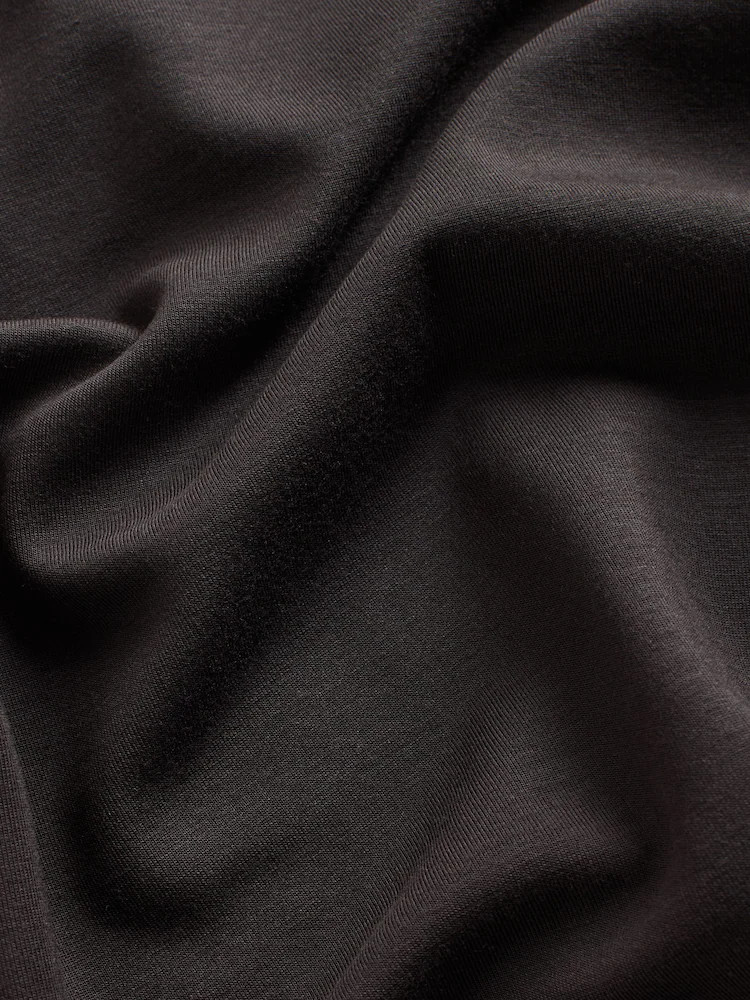 The Set Quarter Zip Short Sleeve Sweatshirt and Short Set Chocolate Brown | Next US