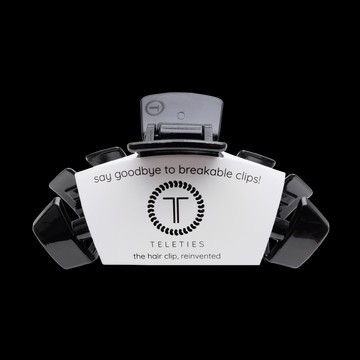 Jet Black Large Hair Clip | TELETIES