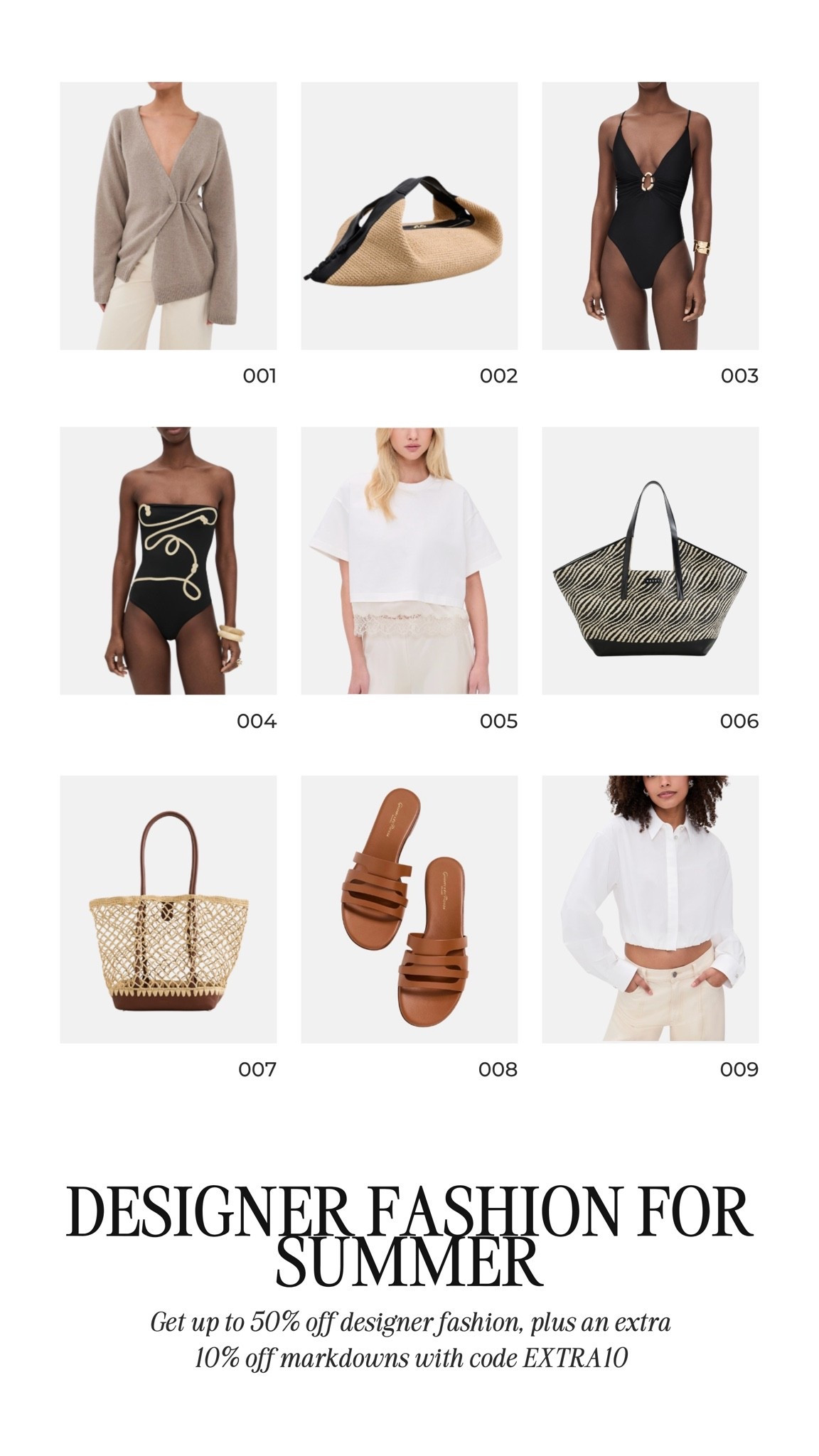 Get up to 50% off designer fashion, plus an extra 10% off markdowns with code EXTRA10 at checkout! 
@Shopbop

#LTKSaleAlert