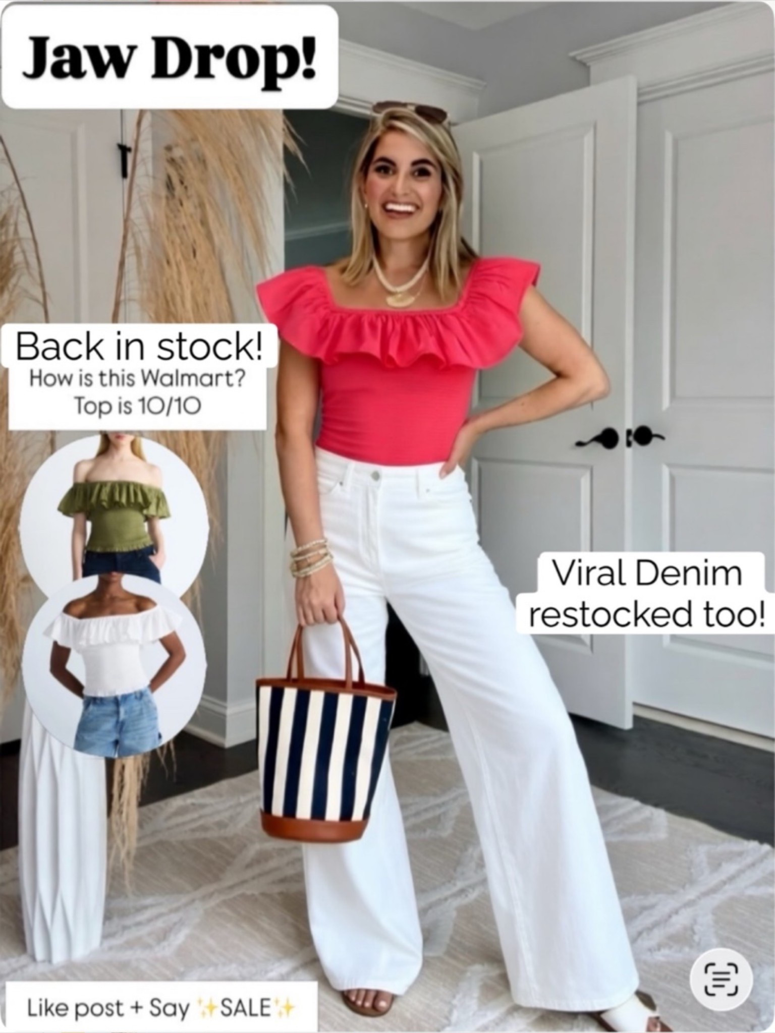 Summer Outfits🌸🍉☀️from Walmart you’ll LOVE! The prices on these are insane! 

✨SIZING✨Everything is petite friendly I’m 5’2” 135lbs wearing small top/dress and small/4 bottoms 
.

#walmartpartner #sponserd, #ad  #walmartpartner  #walmartstyle @walmartstyle walmart, Walmart outfit, Walmart jeans, spring clothes, found it on Amazon, spring dress, Tuckernuck, spring shoes, target shoes, Walmart shoes, sandals, shoes, SPANX, Walmart finds, Walmart set, 2 piece set, Walmart sale, Skincare, anti aging skin care, pdrn, red light therapy,  jeans,, 

Follow my LTK @nikkiferrara on the @shop.LTK app to view this post and get my exclusive app-only content!

#LTKPetite #LTKSaleAlert #LTKxAbercrombie
