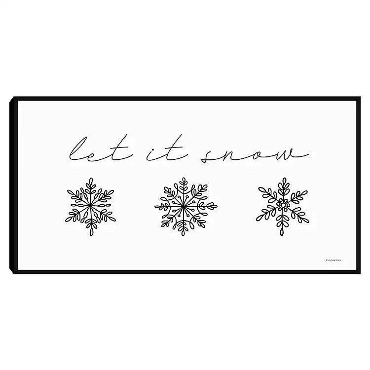 Let It Snow Christmas Wall Plaque | Kirkland's Home