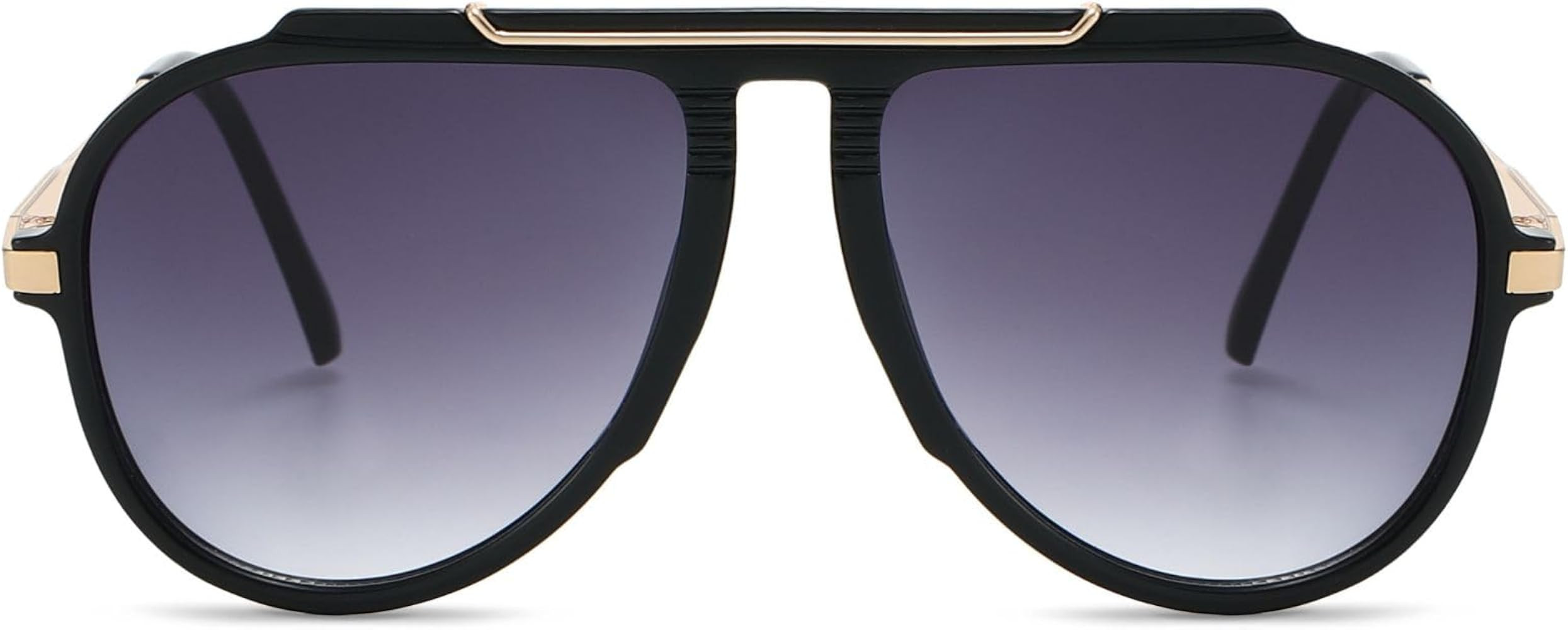 Retro 70s Gold Aviator Sunglasses for Women Men Oversized Vintage Sun Glasses Trendy 2026 Metal A... | Amazon (US)