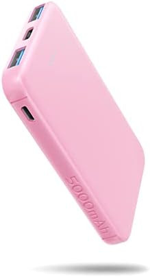 Amazon.com: Mini Power Bank, Portable Charger 5000mAh Capacity External Battery Pack Dual Output ... | Amazon (US)
