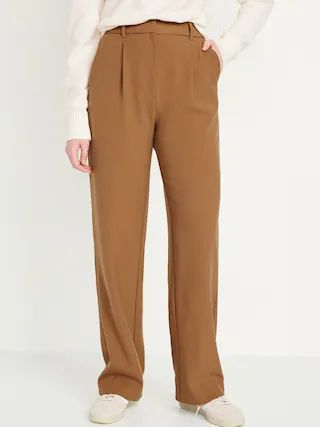 Extra High-Waisted Pleated Taylor Trouser Wide-Leg Pants for Women | Old Navy (US)