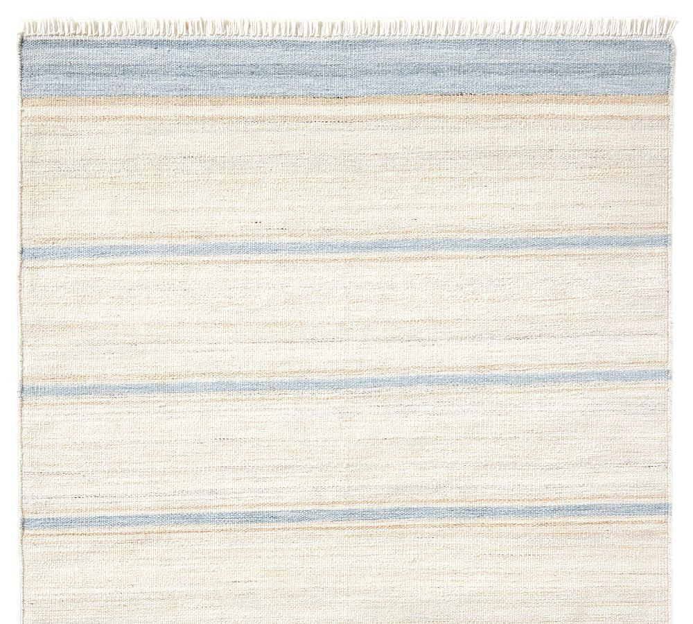 Seaside Striped Outdoor Performance Rug | Pottery Barn (US)