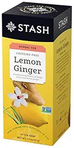 Stash Tea Lemon Ginger Herbal Tea, 6 Boxes of 30 Tea Bags Each (180 Tea Bags Total) | Amazon (US)