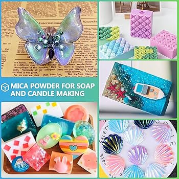 Amazon.com: CHANGTIKEJI Mica Powder，24 Colors - 10g/Bottle of Natural Pigment Powder for Epoxy ... | Amazon (US)