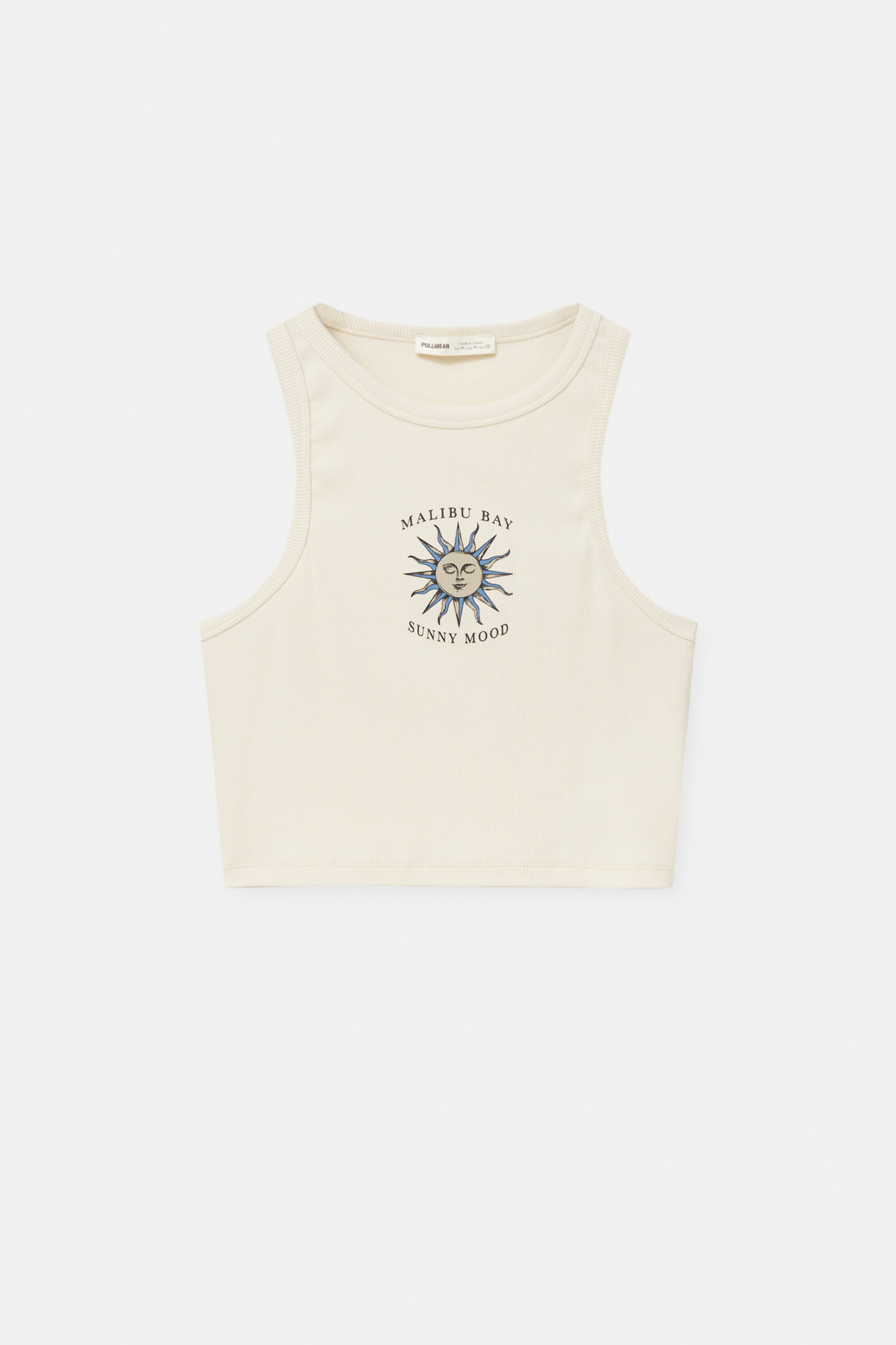 Ribbed tank top | PULL and BEAR UK