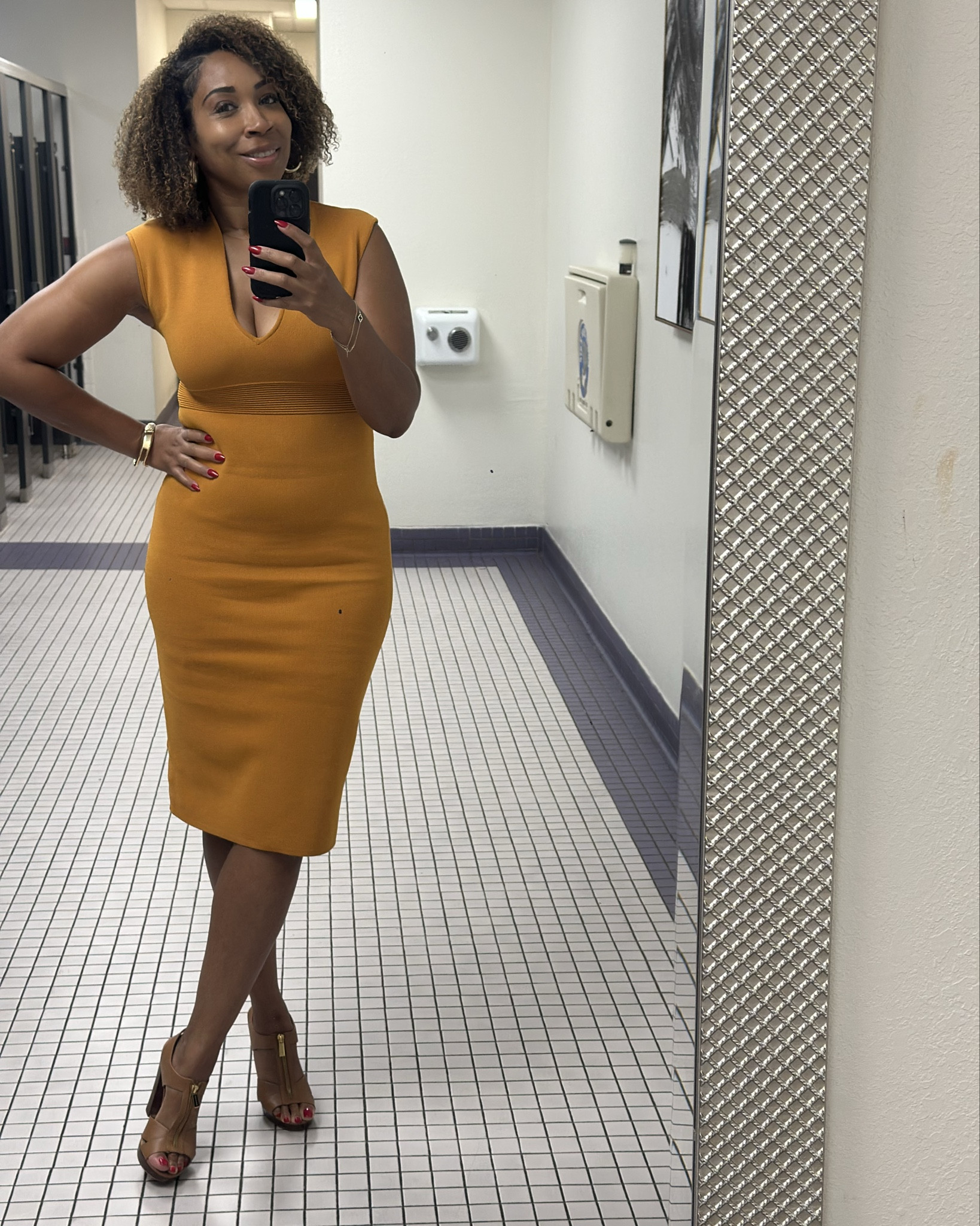 Saturday’s OOTD from my closet! 

Dress + heels: @michaelkors
Bracelet: @walmart

#fallstyle #fallfashion #outfitinspiration #ootd #lotd #myootd #styleinspo #michaelkors #curlyhair #naturalista #trending

#LTKdayinmylife #LTKStyleTip #LTKootd