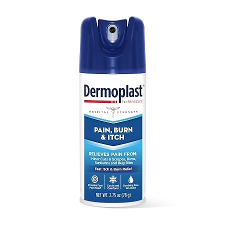 Dermoplast Pain, Burn & Itch Relief Spray for Minor Cuts, Burns and Bug Bites, 2.75 Oz (Packaging... | Amazon (US)