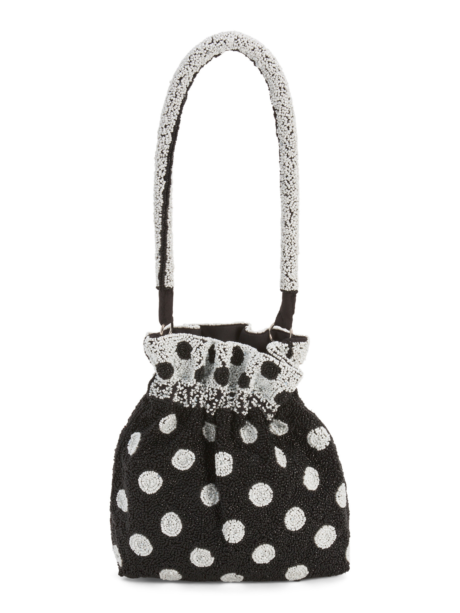 Beaded Polka Dot Drawstring Bag | Handbags | Marshalls | Marshalls