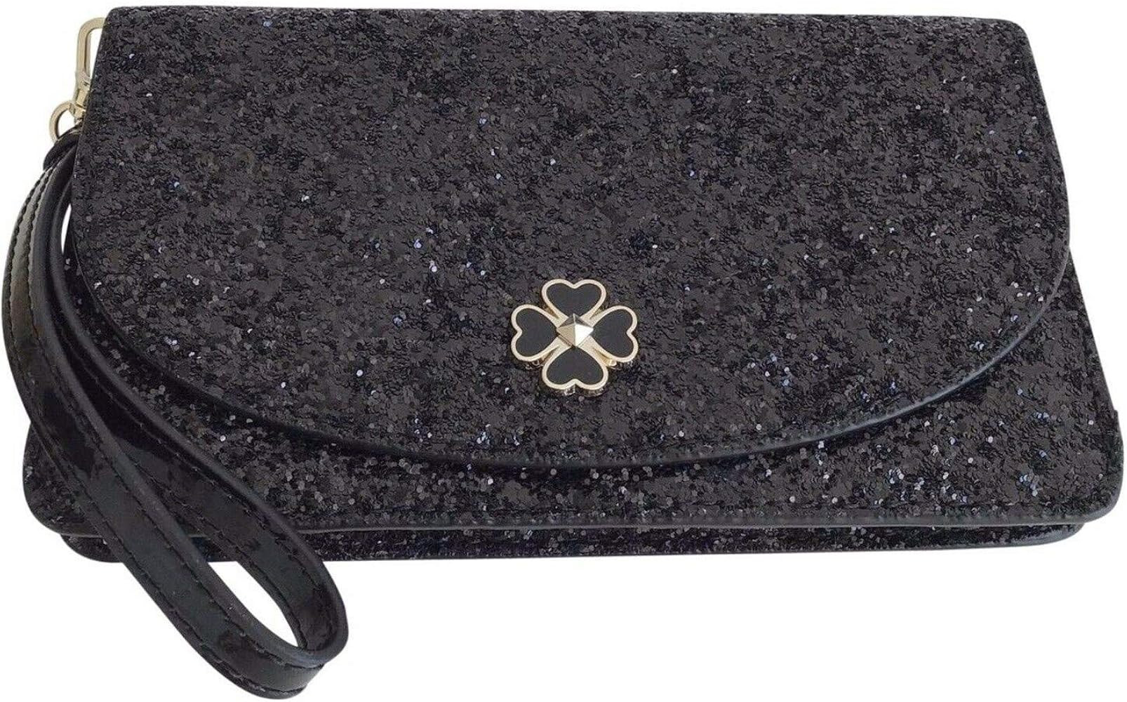 Multifunctional Glitter Wallet Wristlet Clutch | Amazon (US)