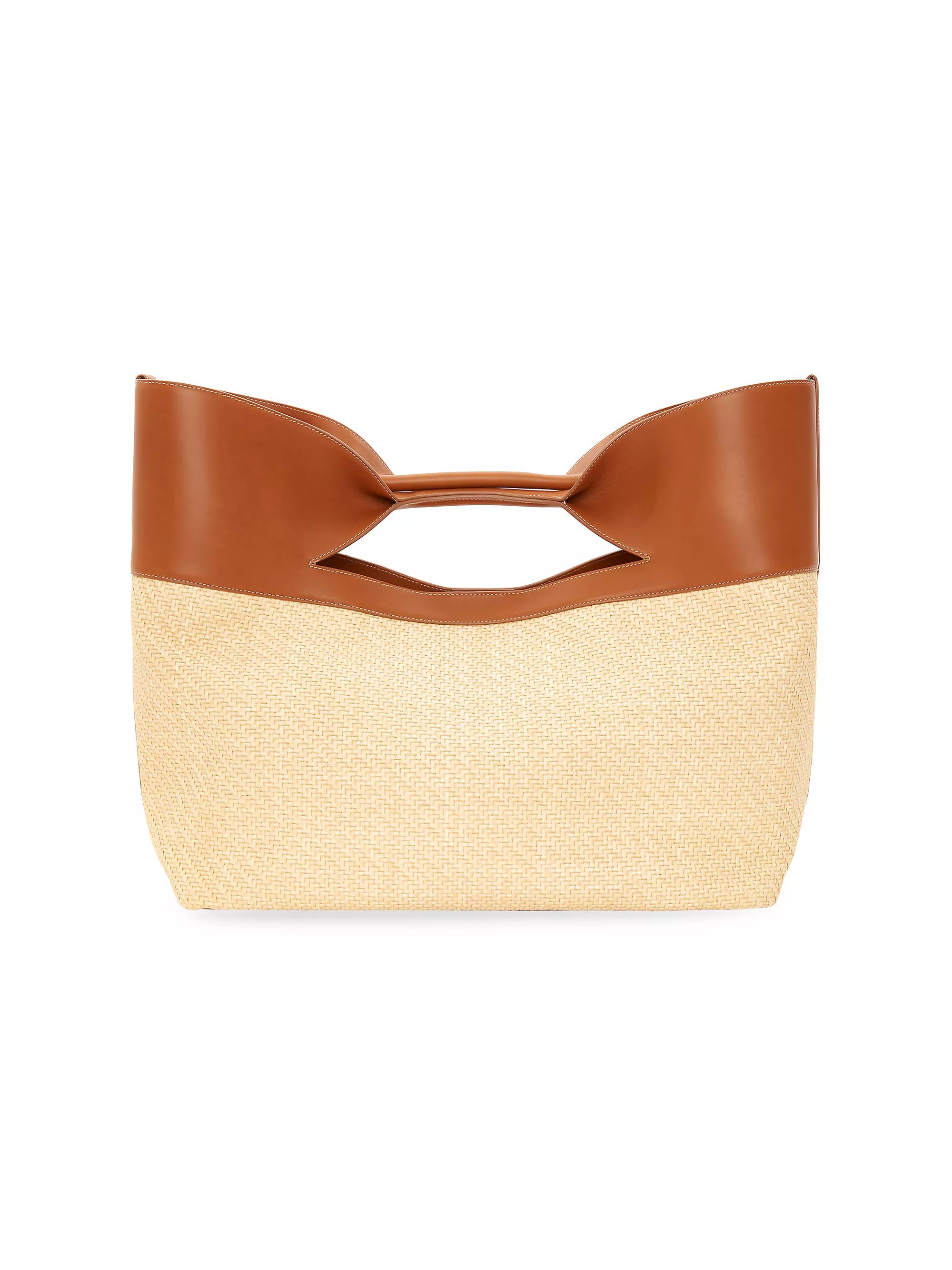 Bow Bag In Raffia | Saks Fifth Avenue