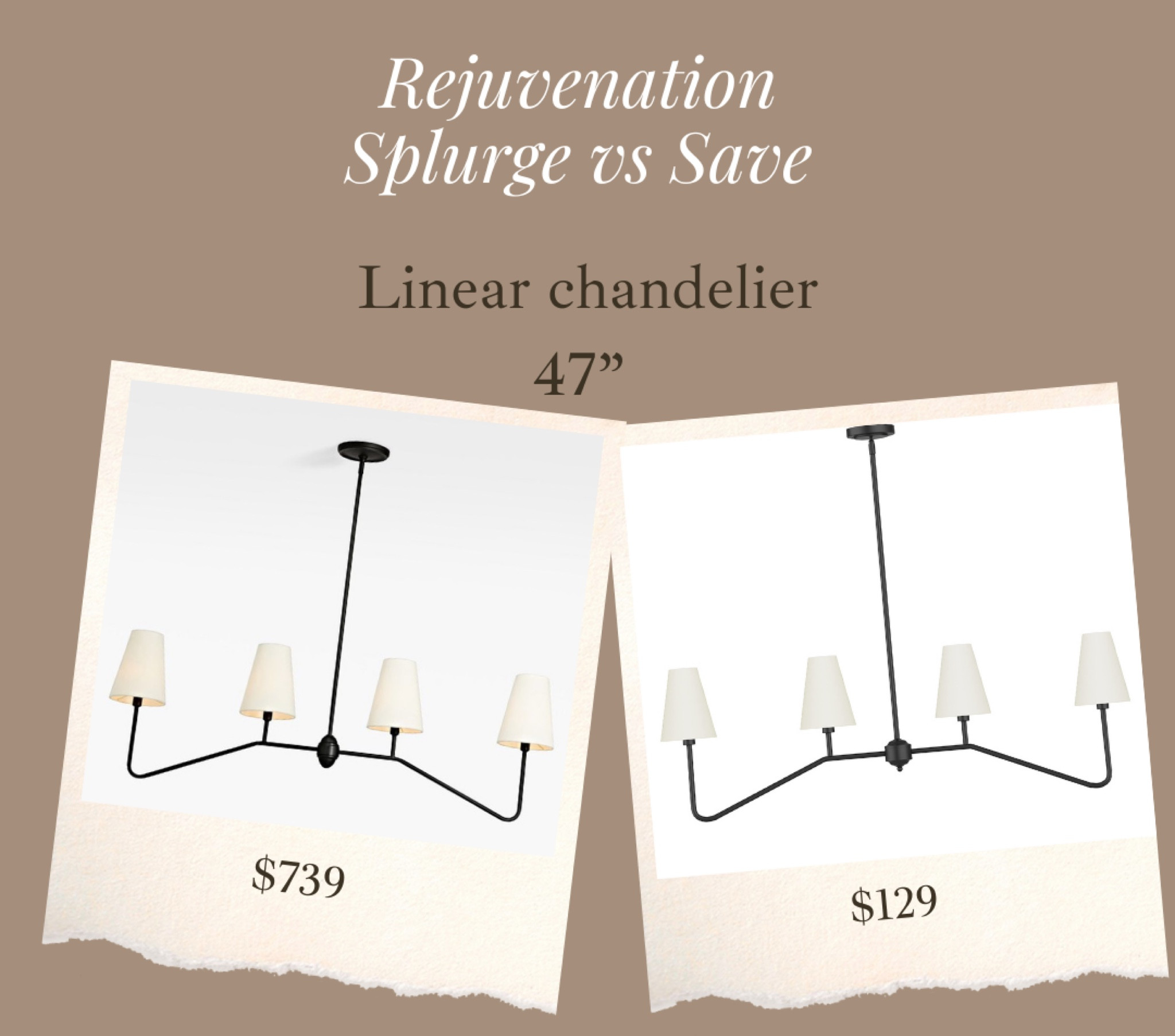 Also found a larger version that’s still a budget friendly light! 