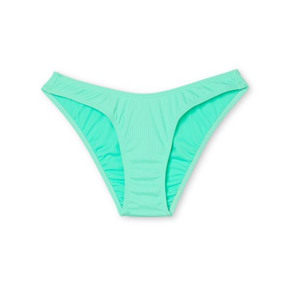 Juniors' Ribbed Cheeky High Leg Bikini Bottom - Xhilaration™ | Target