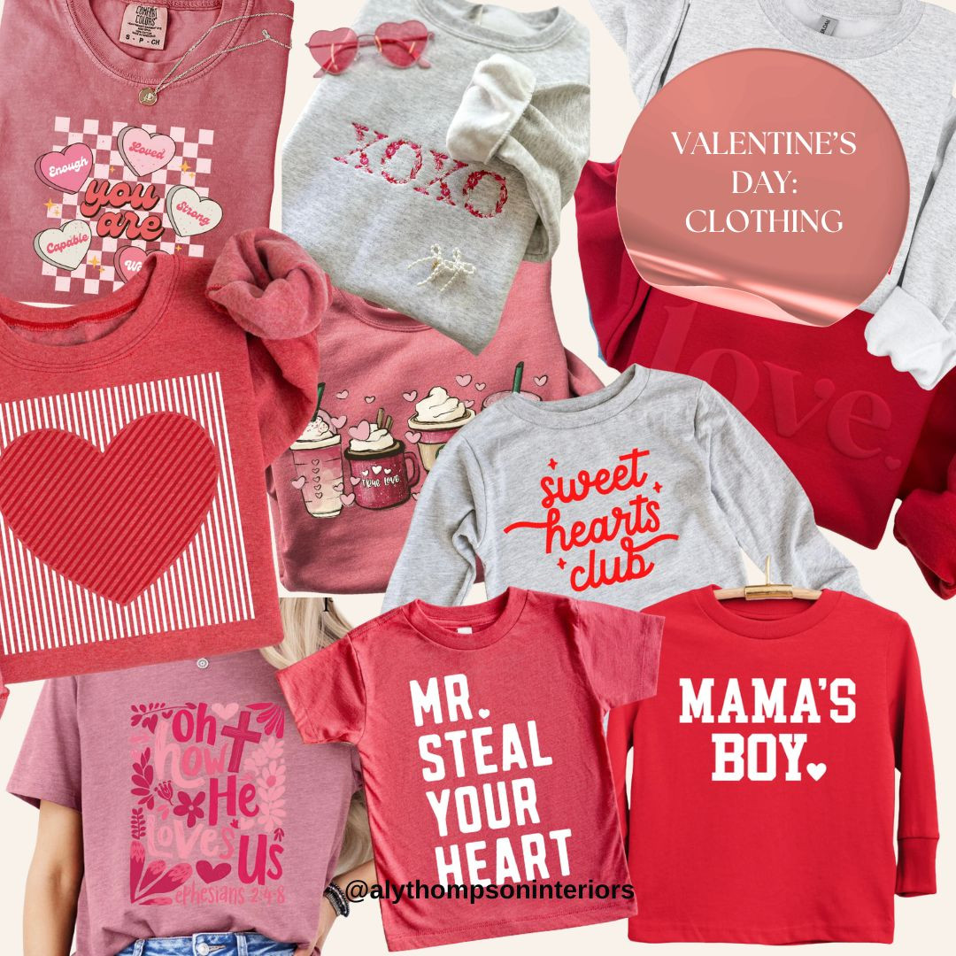 Valentine's Day Clothing | Heart Crewneck | Red Love Shirt | Valentines Day Sweaters | Valentine's Day Shirt | Kids Clothing 

 #LTKMostLoved #LTKSeasonal #LTKKids