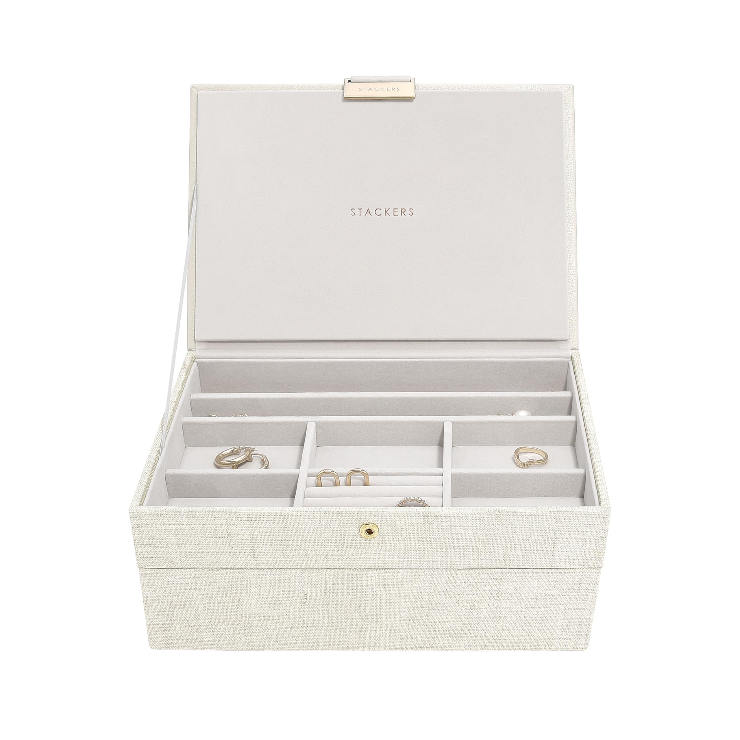 Stackers Linen & Oatmeal Classic Classic Set of 2 | Amazon (UK)