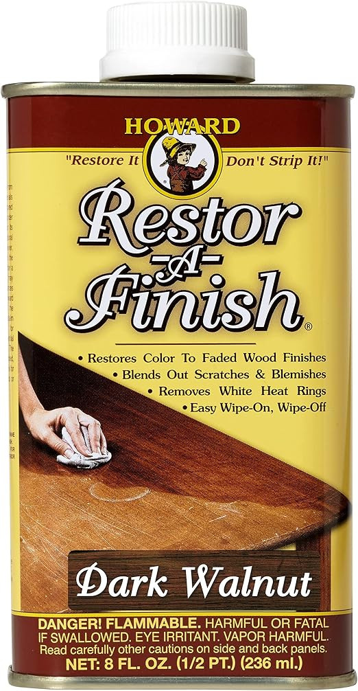 HOWARD RF8 Products Restor-A-Finish, 8 oz, Dark Walnut, 8 Fluid Ounces | Amazon (US)