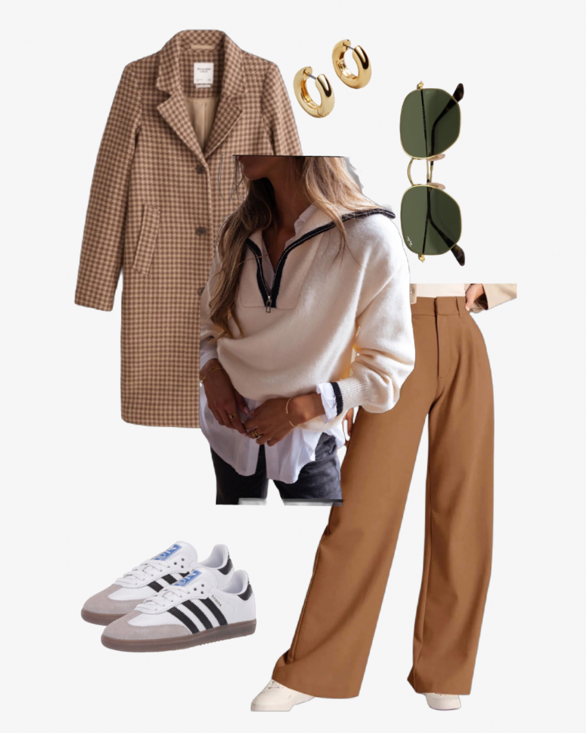 Loving these Amazon Pants which I swear are a dupe for Aritzia Effortless pants! I’ve purchased these in 4 diff colors! Paired with an oversized sweater and Adidas Sambas for a chic casual look!

#LTKfindsunder100 #LTKstyletip #LTKshoecrush