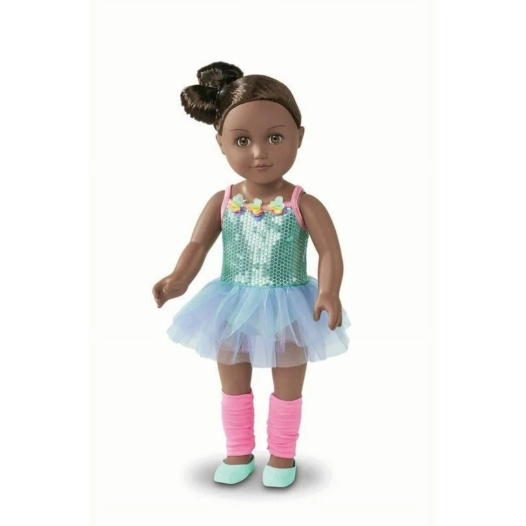 My Life As Harmony Posable 18 inch Doll, Dark Brunette Hair, Brown Eyes | Walmart (US)