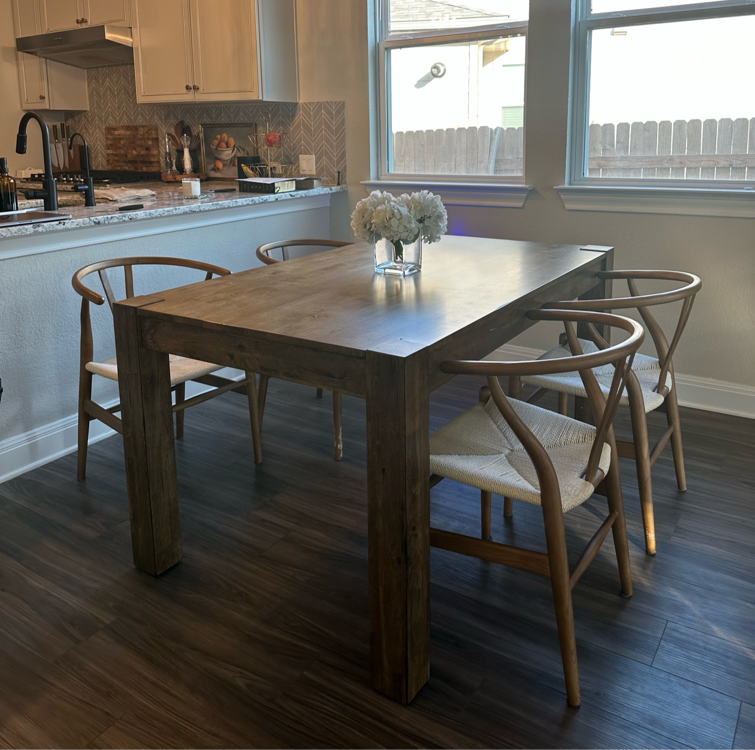 SOLID WOOD DINING TABLE $230 FROM WALMART I CANT BELIEVE THIS THING

#furniture #diningtable #walmartfind

#LTKhome