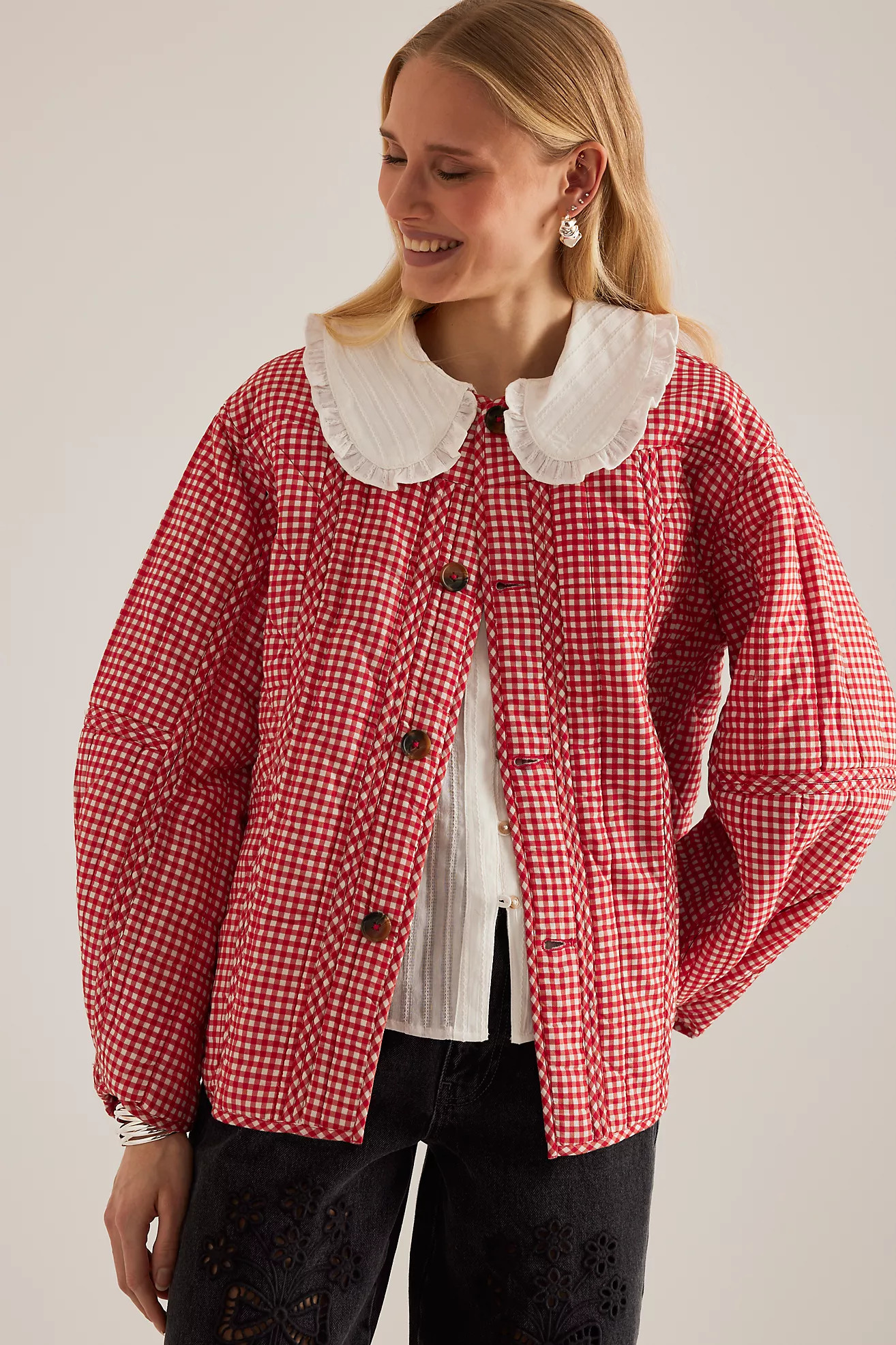 Damson Madder Macy Quilted Reversible Jacket | Anthropologie (UK)