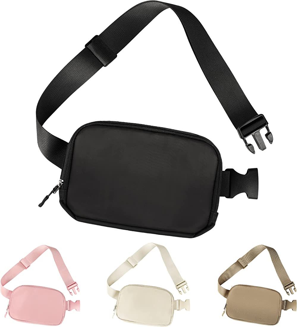 Fanny Packs for Women Men,Fashion Waist Pack Mini Belt Bag with Adjustable Strap,Waterproof Cross... | Amazon (US)