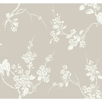 Imperial Blossoms Branch 27' L x 27" W Spray and Stick Wallpaper Roll | Wayfair Professional