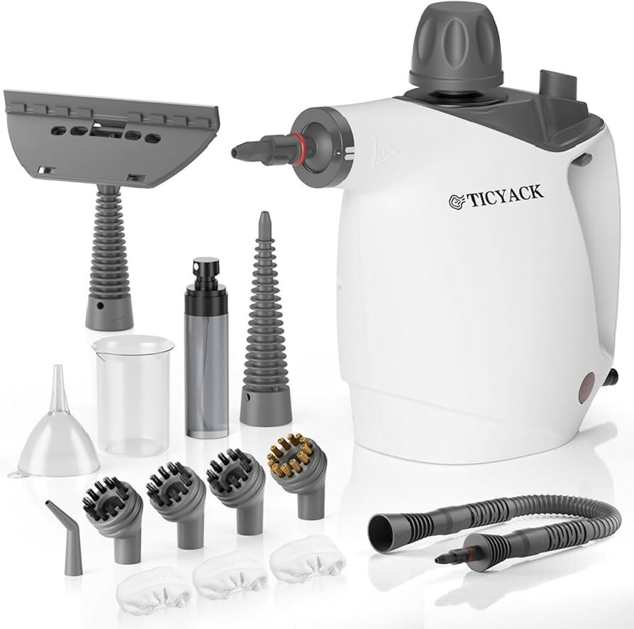 Handheld Steam Cleaner, Steam Cleaner with 16 PCS Accessory & Safety Lock, 500ML Capacity, Multi-... | Amazon (US)