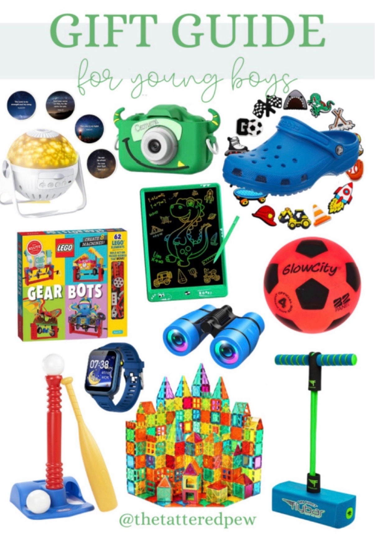 Gift guide for young boys! These gifts are sure to excite your kids, grandkids, or friends!


Pogo stick, Lego set, tball set, kids digital camera, kids crocs, boy’s binoculars, young boy gift guide 

#LTKGiftGuide #LTKKids #LTKSeasonal