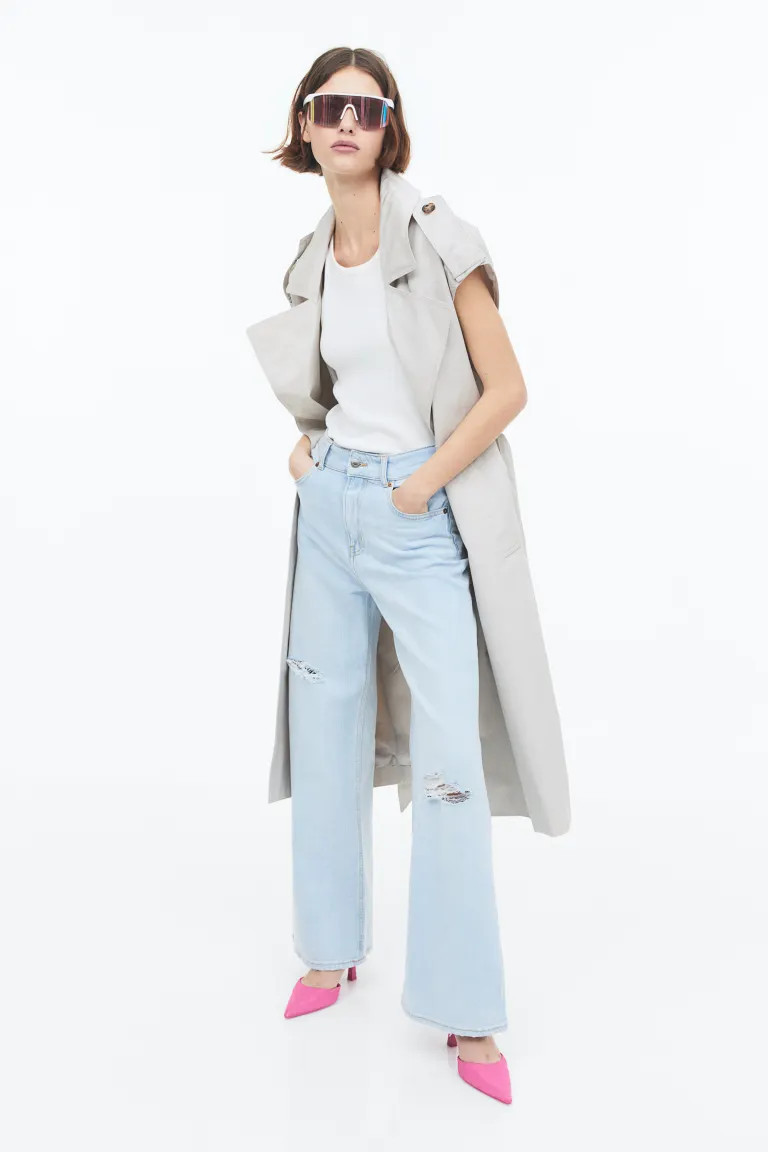Wide High Jeans | H&M (US + CA)