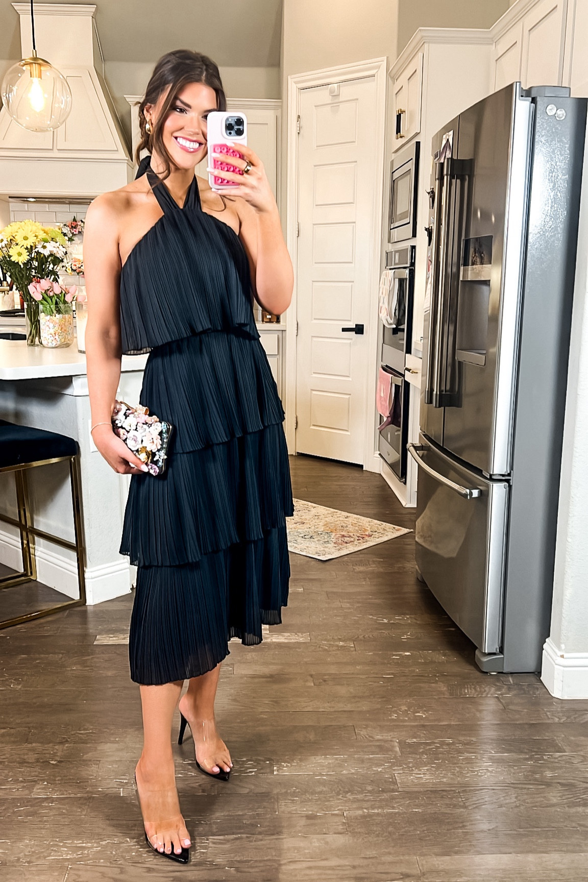 This dress is so flattering - especially if you want more coverage in the mid-section! 

Wearing a small  

#LTKfindsunder100 #LTKSeasonal #LTKstyletip