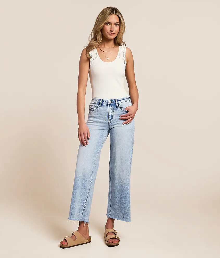 Olivia Cropped Wide Leg Stretch Jean | Buckle