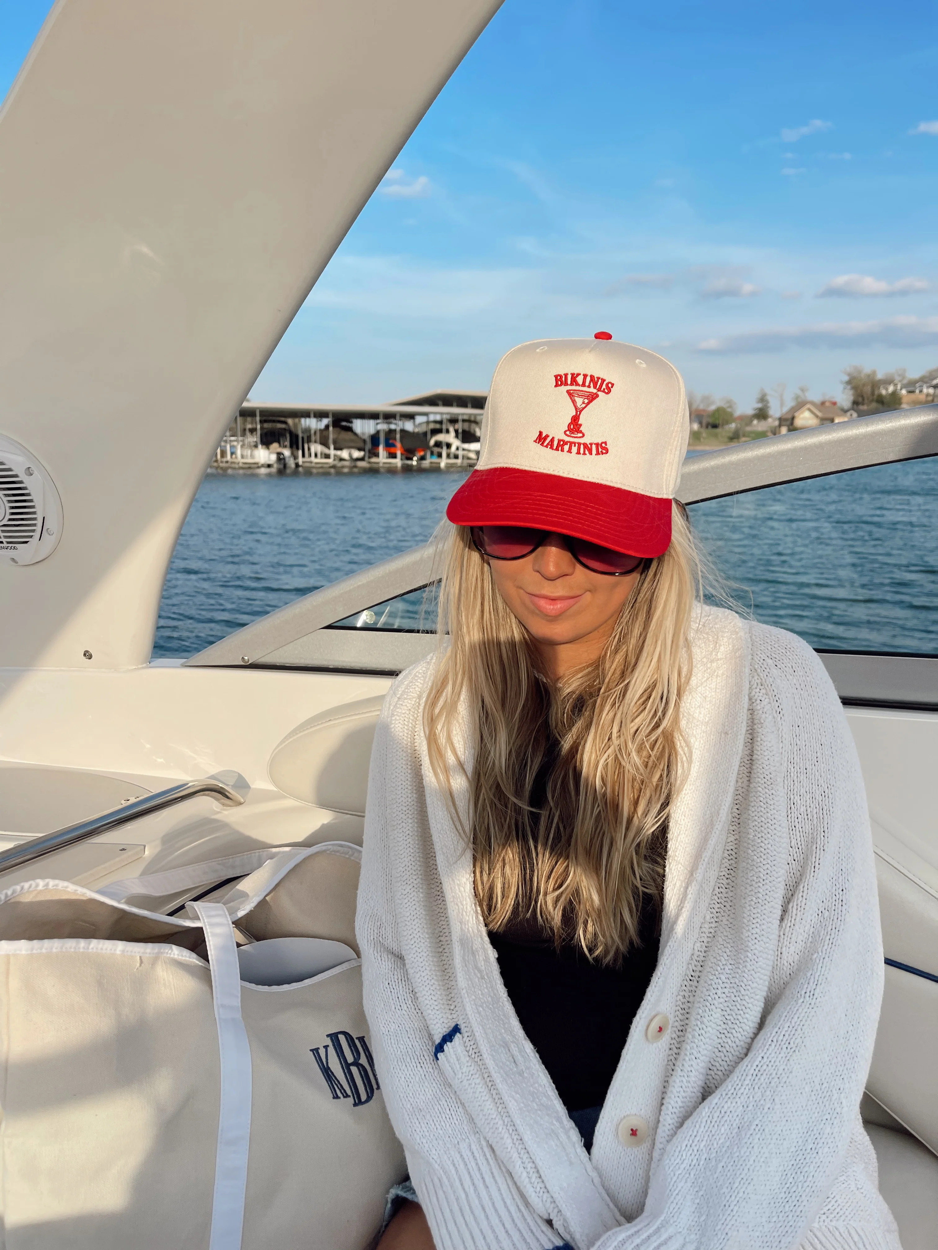 Bikinis & Martinis Vintage Trucker Hat | KenzKustomz