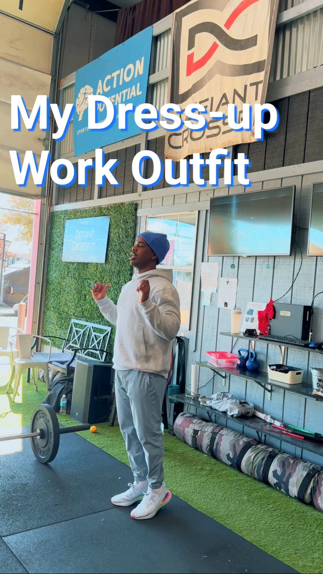 Dressing up for work looks different in every profession. For me, I own a gym in the Austin, Tx area and I fitness coach full time. Most think I would wear whatever to coach and that’s the opposite of what I do.
COACHES CAN LOOK PROFESSIONAL ALSO. I try and look my best when I coach to show my people I’m serious. My go to brands are lululemon, Nike, and NOBULL.

The outfit in this video is courtesy of lululemon and Nike!💪🏾

#LTKGiftGuide #LTKfitness #LTKmens