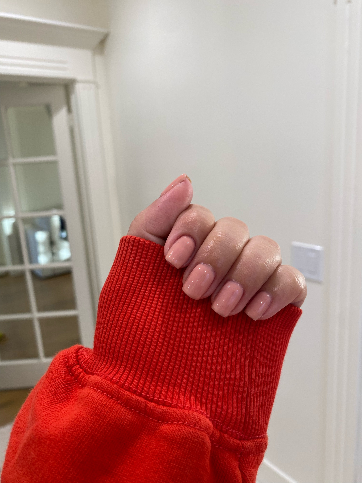 Perfect pinky nude nail color

#LTKbeauty