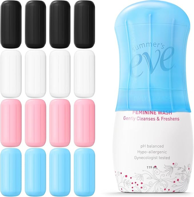 16 Pack Silicone Bottle Cover,Travel Essential for Women Men,Leak Proofing | Amazon (US)
