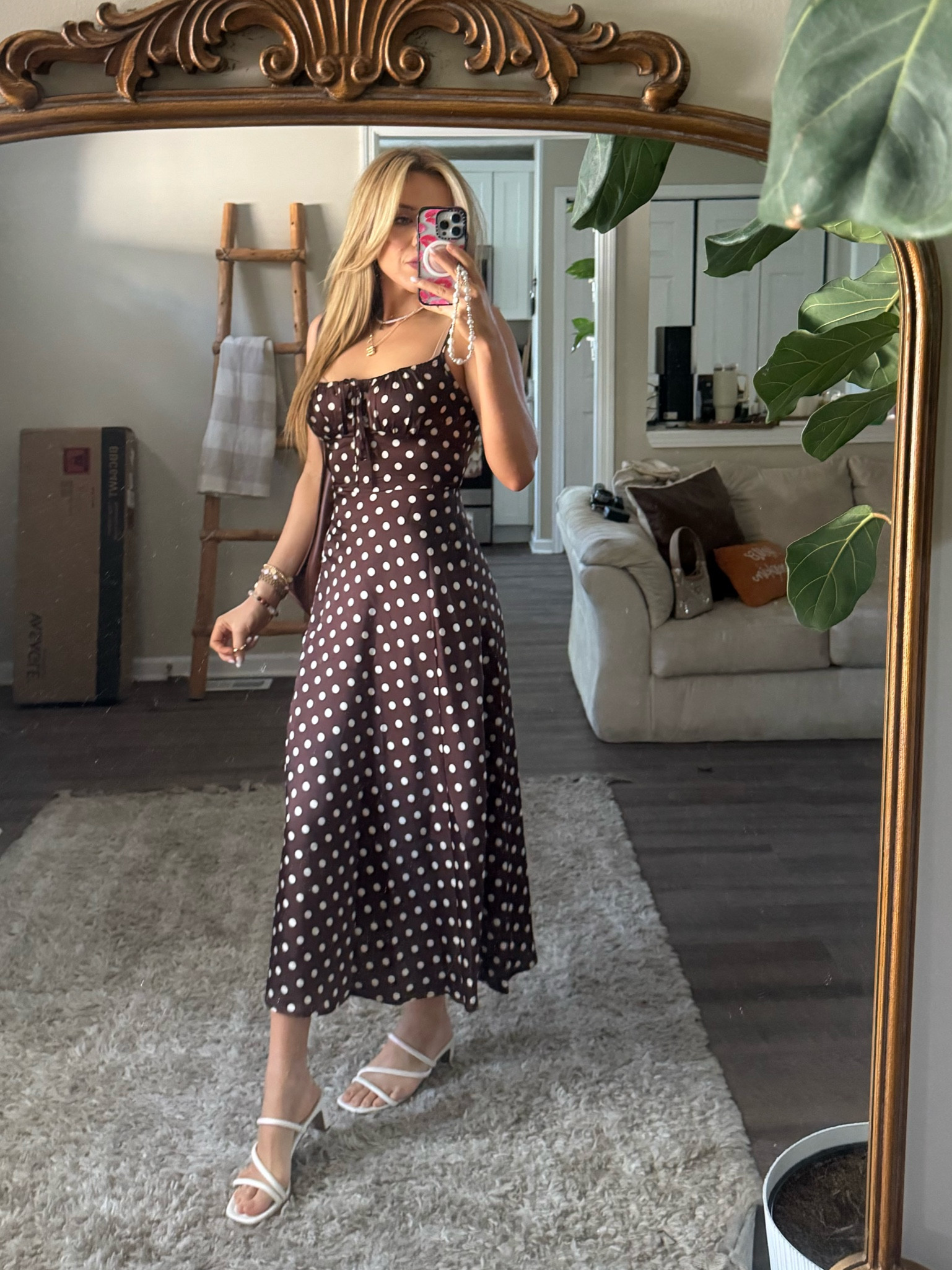 Brown polka dot dress size small! 

#LTKTravel #LTKStyleTip #LTKFindsUnder50