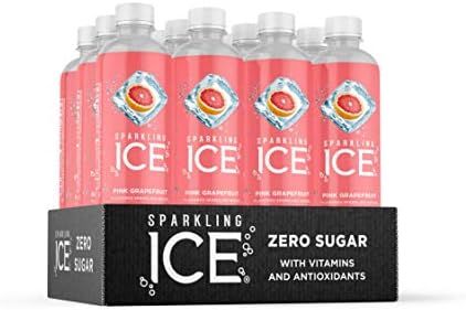 Sparkling Ice, Pink Grapefruit Sparkling Water, with Antioxidants and Vitamins, Zero Sugar, 17 fl oz | Amazon (US)