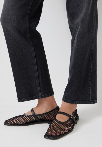 Mesh Mary Jane Ballerina Flats | Hush UK