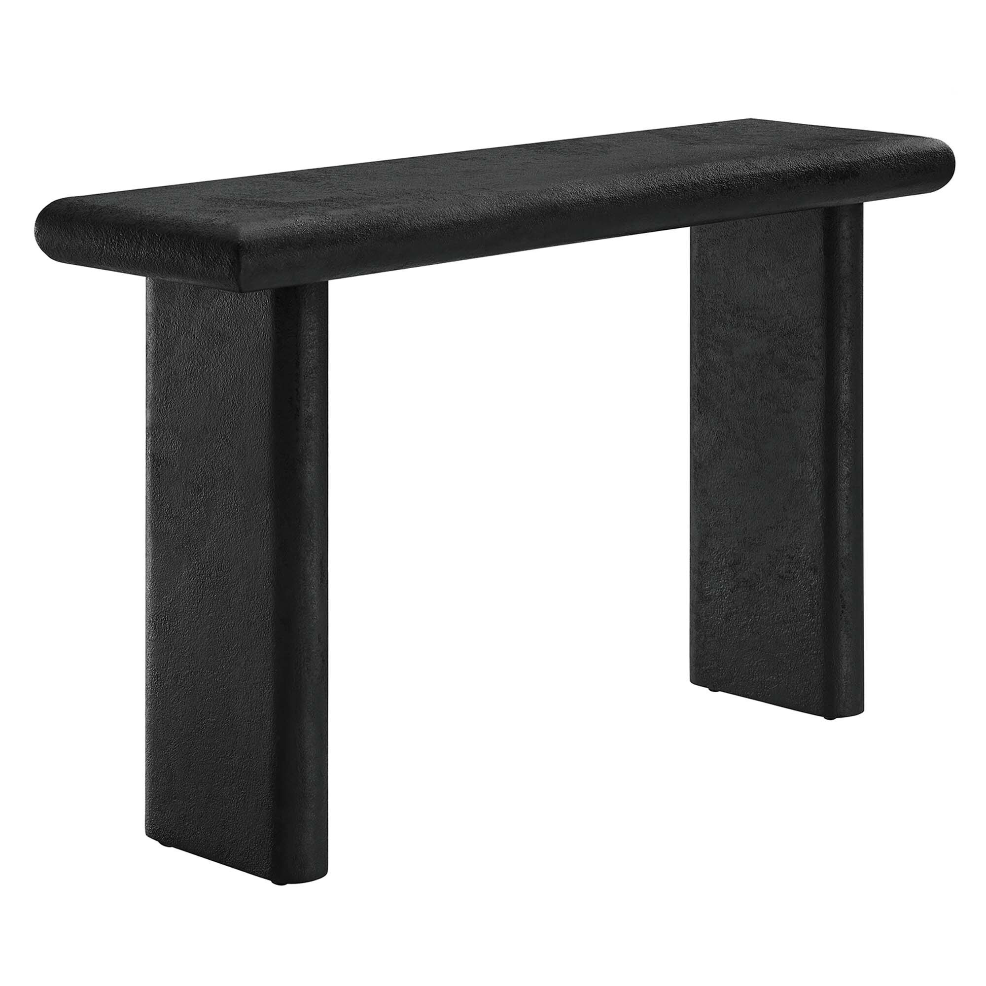 Relic Concrete Textured Console Table | Bed Bath & Beyond