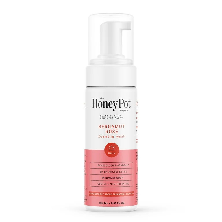 The Honey Pot Company, Bergamot Rose Foaming Wash, 5.51 fl. oz. | Walmart (US)