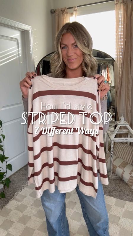 7 ways I’d style this striped top
Wearing a large, also comes in another color and 3 solids. On sale for under $14!!!

#LTKmidsize #LTKstyletip #LTKVideo