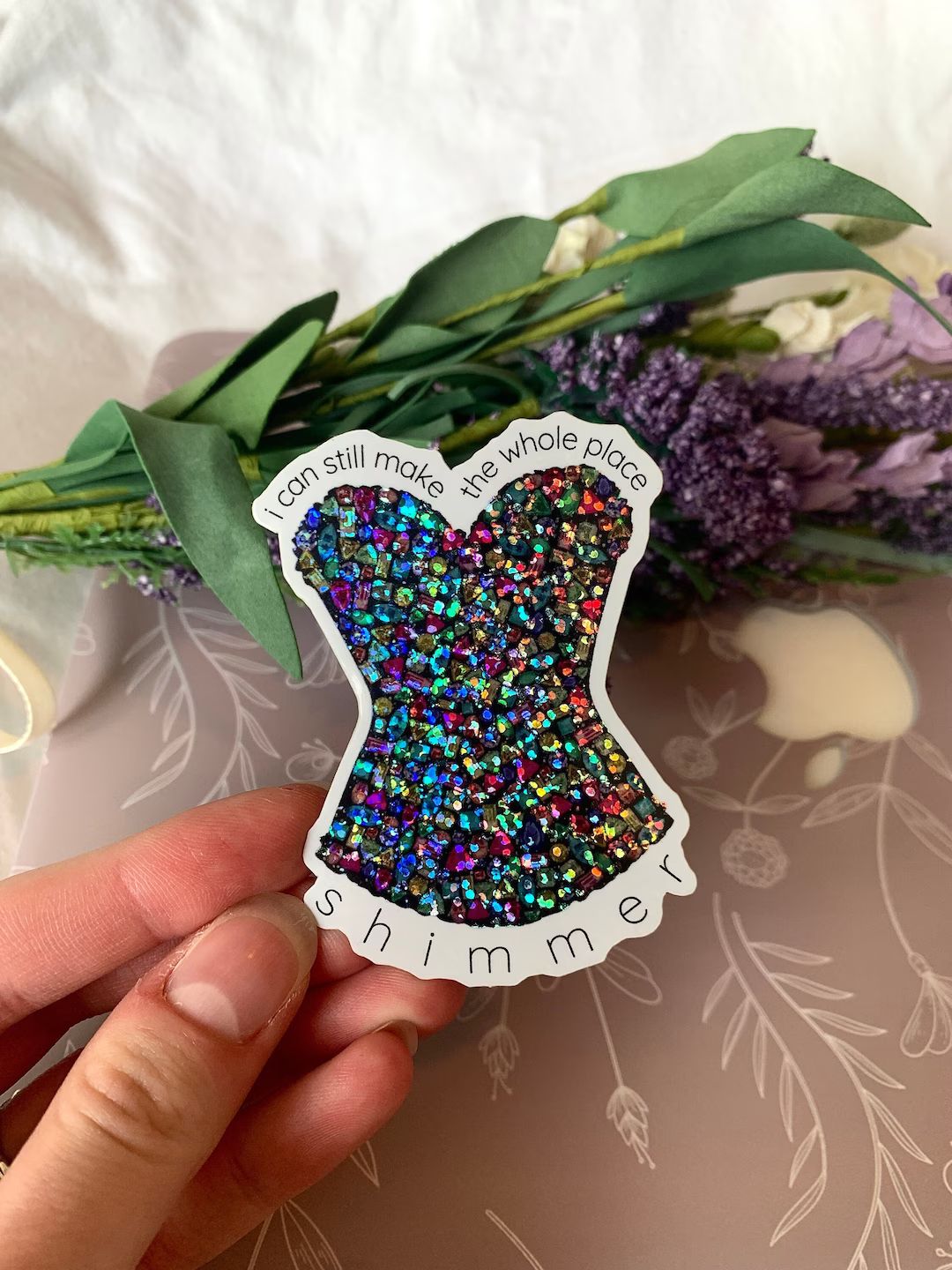 Bejeweled Sticker Taylor Midnights Sticker Glitter Sparkle I - Etsy | Etsy (US)