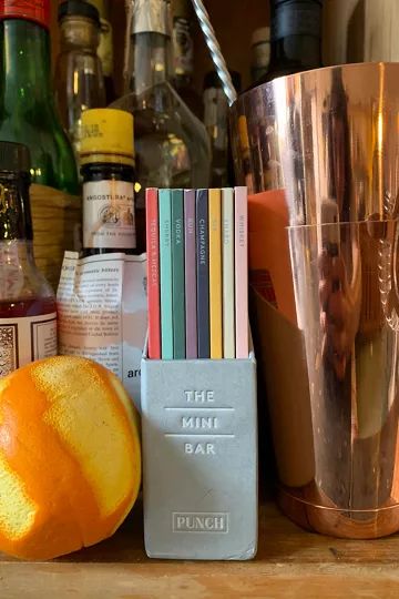 The Mini Bar: 100 Essential Cocktail Recipes; 8 Notebook Set By PUNCH | Urban Outfitters (US and RoW)